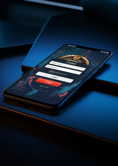 Page d'authentification Ruby Vegas pour accès membre rapide